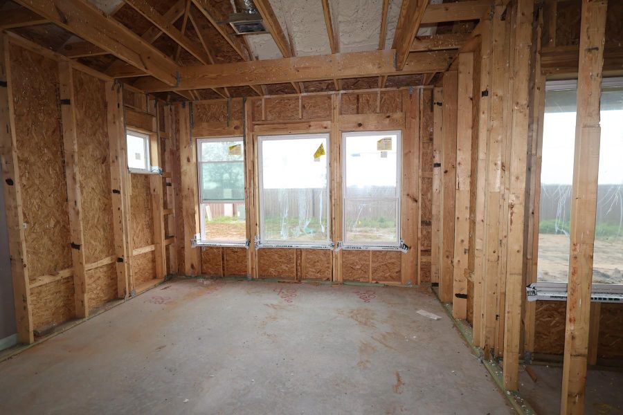 In-progress construction of a new home in Brookewater - Ascent Collection, Rosenberg, TX (Image 6).