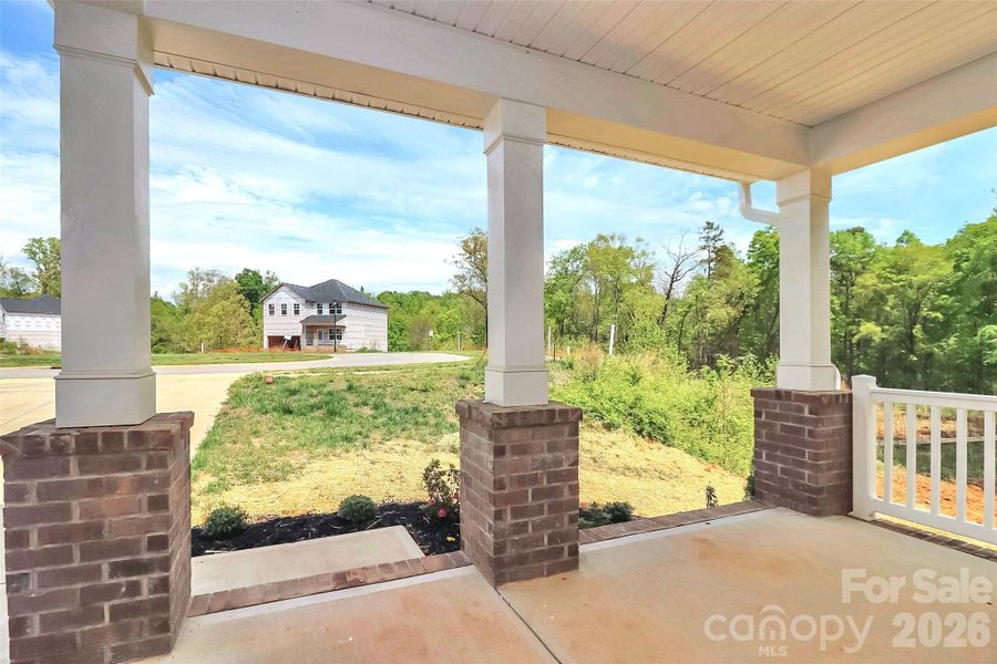 Front Porch is 172 SQFT