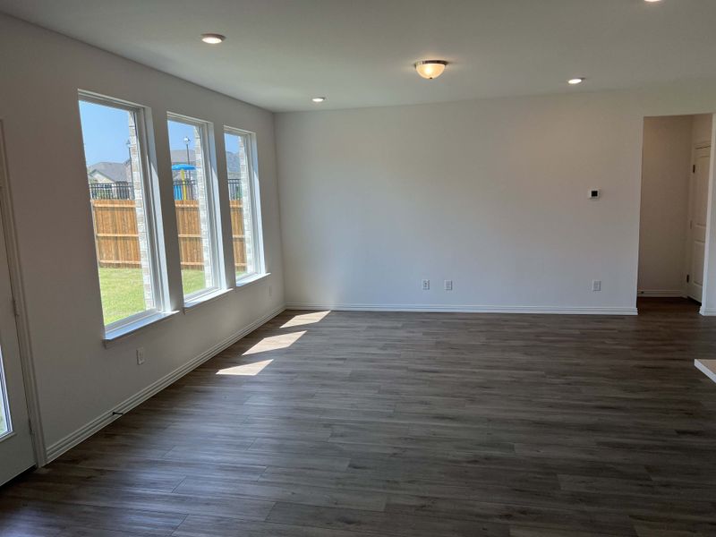 Family Room Construction Progress