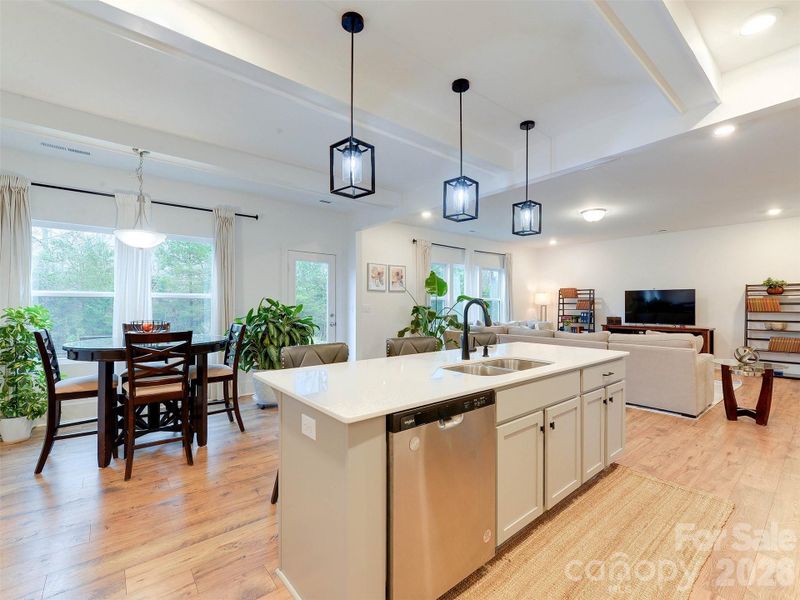 Furnished interior view inside a new home in , York (Image 27).