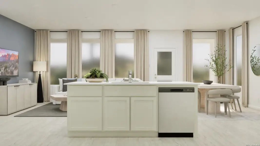 Furnished interior view inside a new home in Simmons Valley, Spring Branch (Image 10).