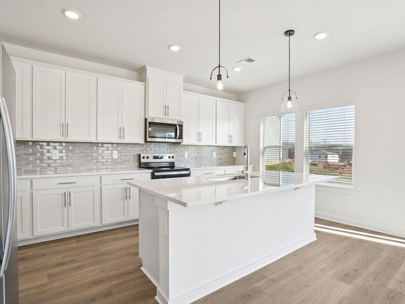 Furnished interior view inside a new home in River Ridge, Clarksville (Image 4).