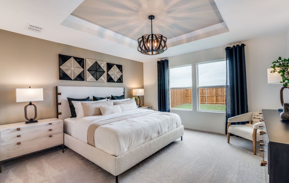 Furnished interior view inside a new home in Arbordale, Forney (Image 13).