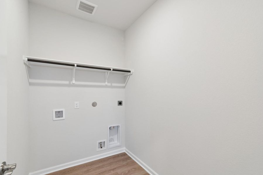 The Oakshire II- Utility Room. Sample image for illustration; upgrades, options, and colors may vary. The Oakshire II- Utility Room. Sample image for illustration; upgrades, options, and colors may vary.