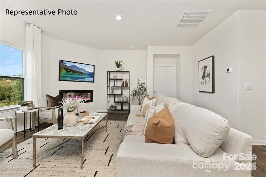 Furnished interior view inside a new home in Laurelbrook, Sherrills Ford (Image 17).