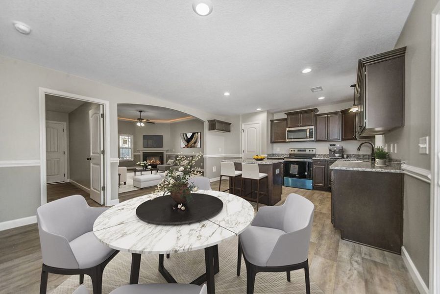Representative furnished interior of a home built from the Archer by Enchanted Homes in Ballentine Ridge, Lyman (Image 4).