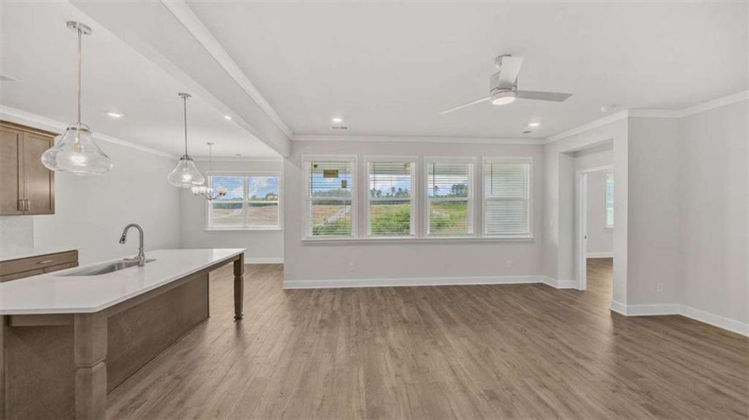 Spacious, unfurnished interior of a new home in Kingston Ranch at Lake Oconee, Buckhead (Image 19).