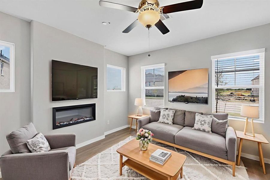 Furnished interior view inside a new home in Solterra Texas, Mesquite (Image 10).