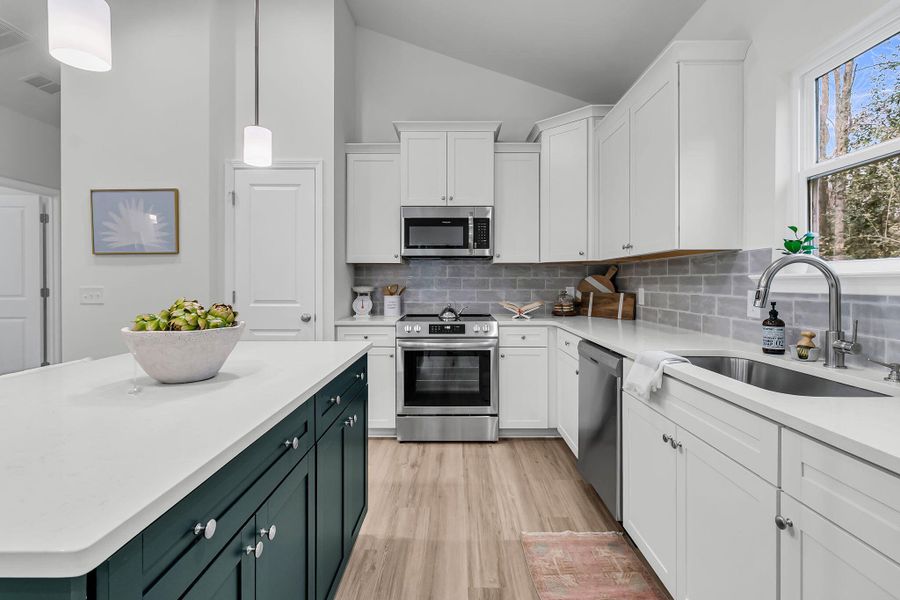 Furnished interior view inside a new home in , Summerville (Image 7).