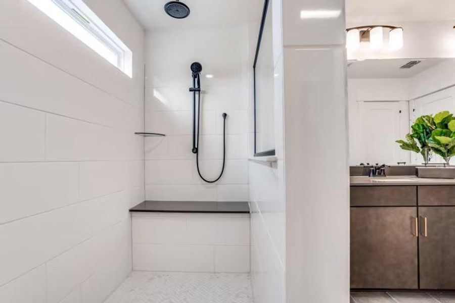 Photo of Pulte model home with same floor plan, not of actual home listed.