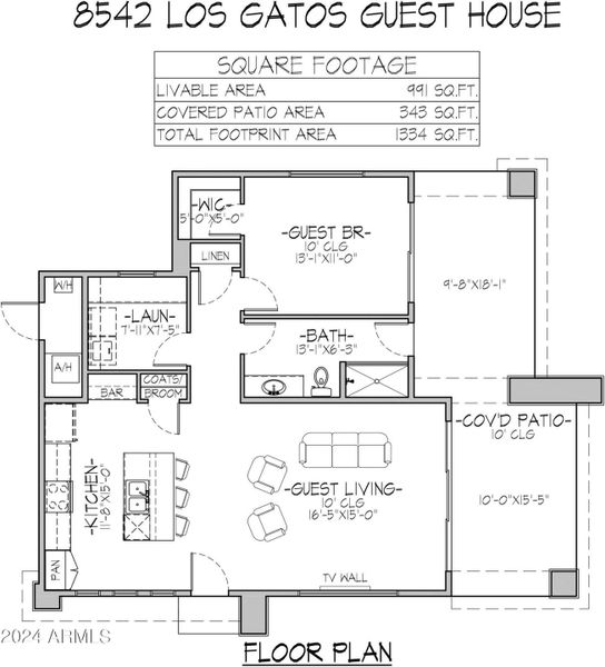 Floor Plan Guest House