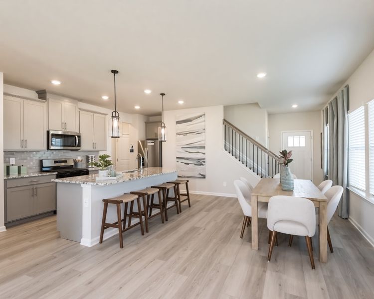 Furnished interior view inside a new home in Avalon - Reserve Series, Conyers (Image 13).