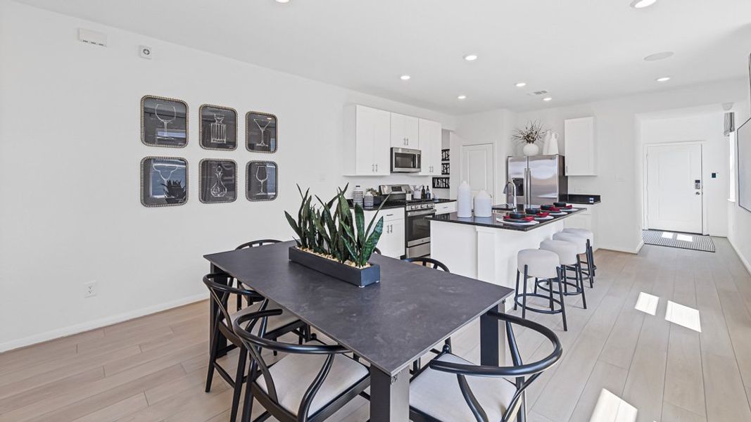 Furnished interior view inside a new home in Redbud, Hockley (Image 7).