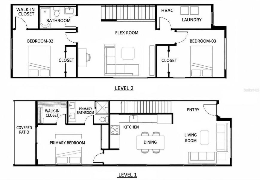 2D floor plan layout of this home in , St. Petersburg, FL (Image 6).