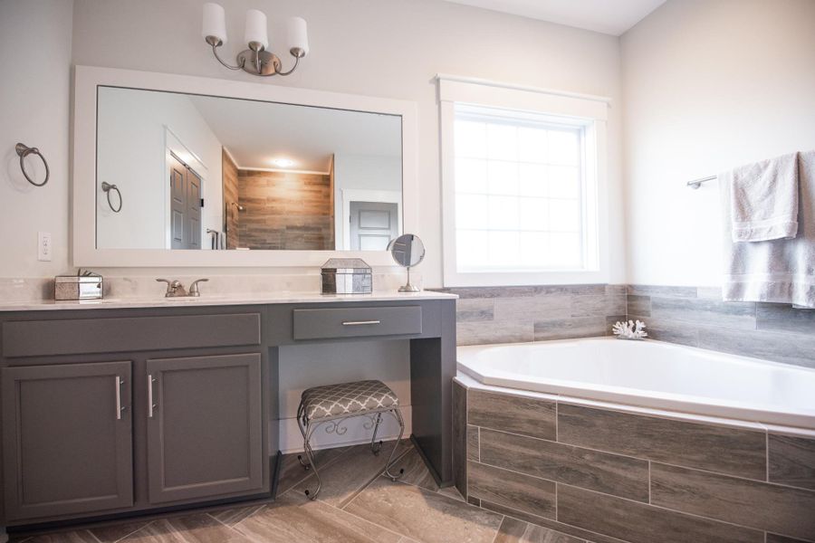 Representative furnished interior of a home built from the Helmsley by Bill Clark Homes in The Sanctuary at Sunset Beach, Sunset Beach (Image 93). Representative furnished interior of a home built from the Helmsley by Bill Clark Homes in The Sanctuary at Sunset Beach, Sunset Beach (Image 93).
