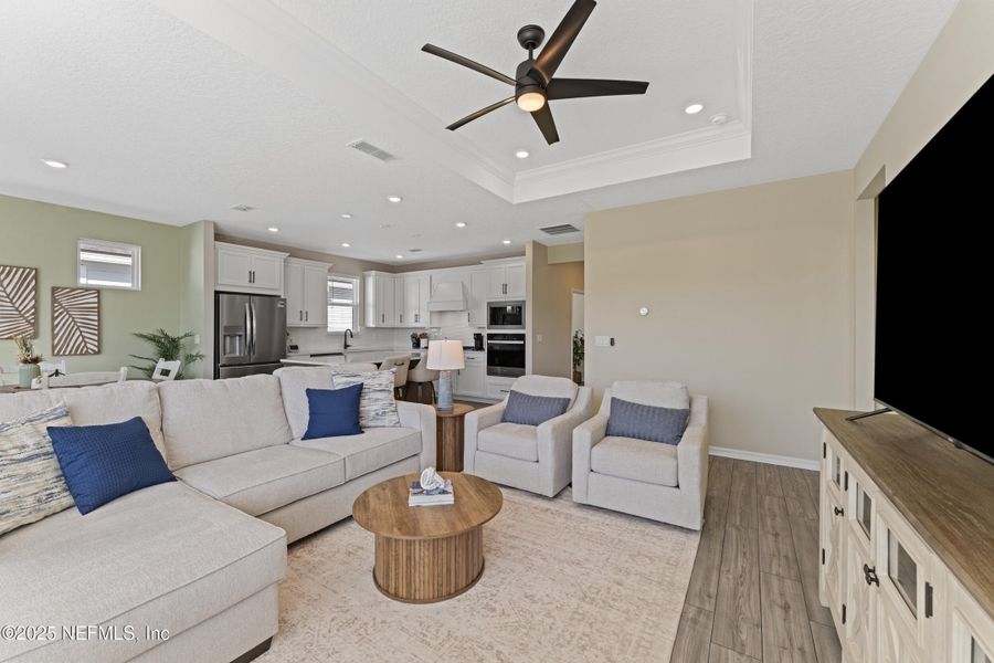 Furnished interior view inside a new home in Summer Bay at Grand Oaks, St. Augustine (Image 16).