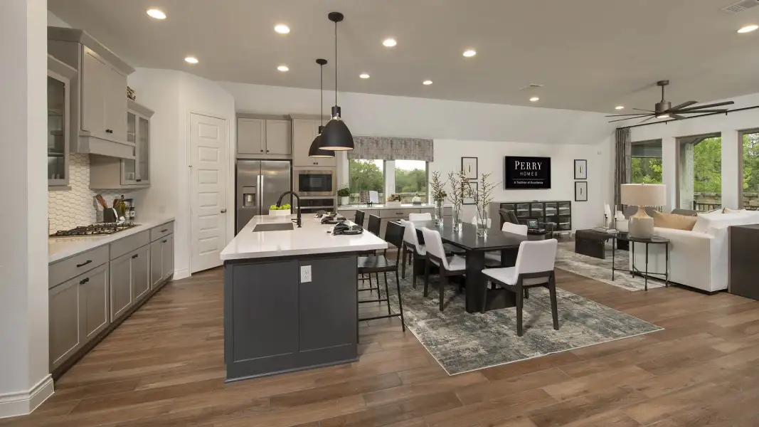 Furnished interior view inside a new home in Sweetgrass, Haslet (Image 43).