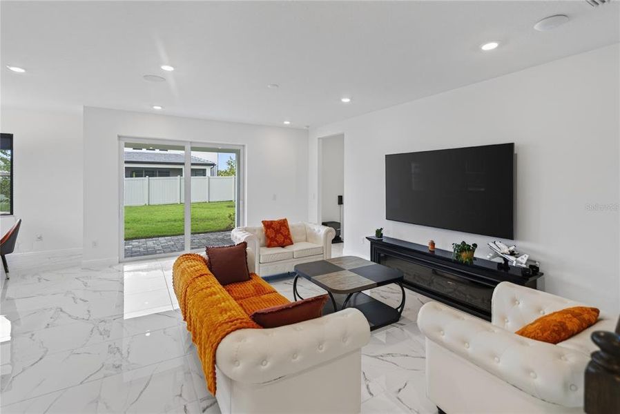 Furnished interior view inside a new home in , Sarasota (Image 49).