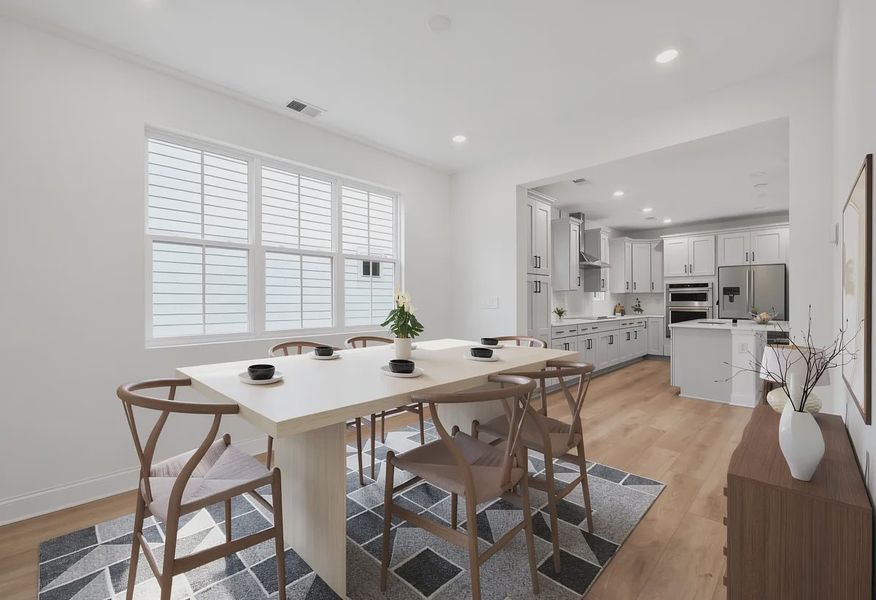 Virtually Staged Dining Room - 2 of 23