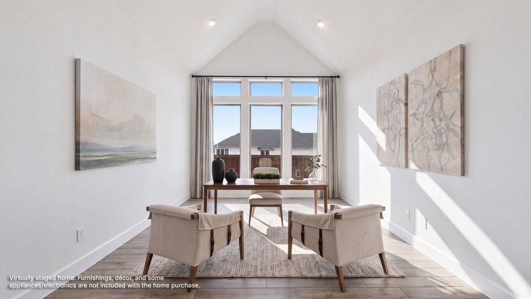 Furnished interior view inside a new home in Sweetgrass, Haslet (Image 11).