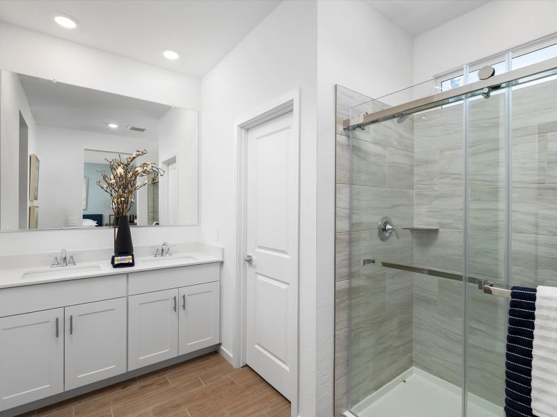 Furnished interior view inside a new home in Allure Vista Estate Series, Buckeye (Image 12).