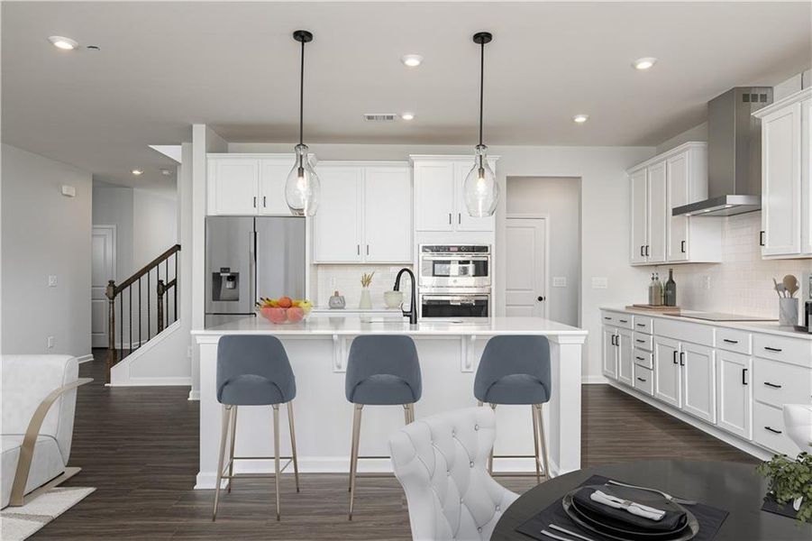 Furnished interior view inside a new home in Riverside Ridge, Lawrenceville (Image 15).