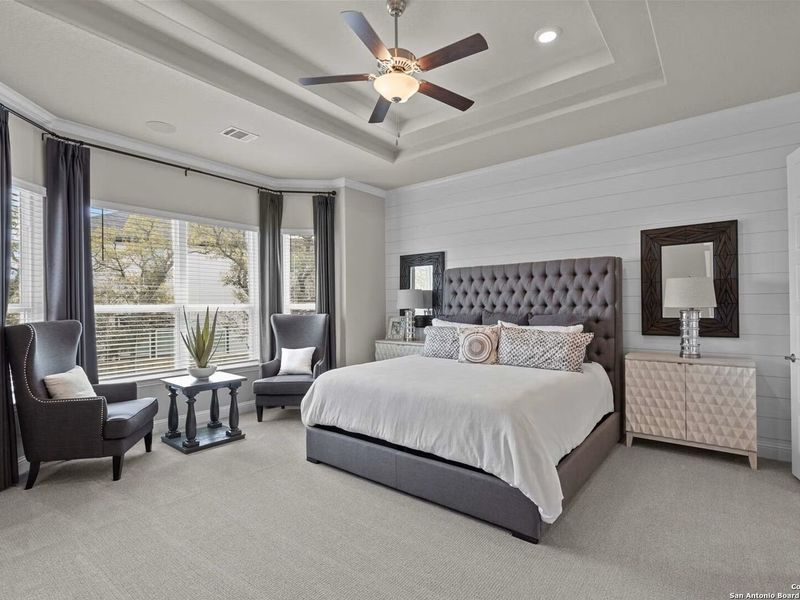 Furnished interior view inside a new home in The Reserve at Potranco Oaks, Castroville (Image 18).