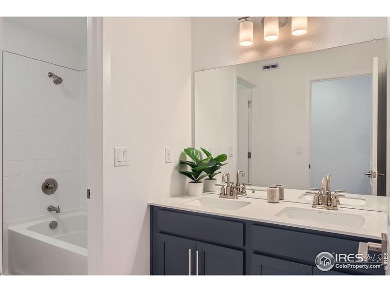 Hall bath, upper level