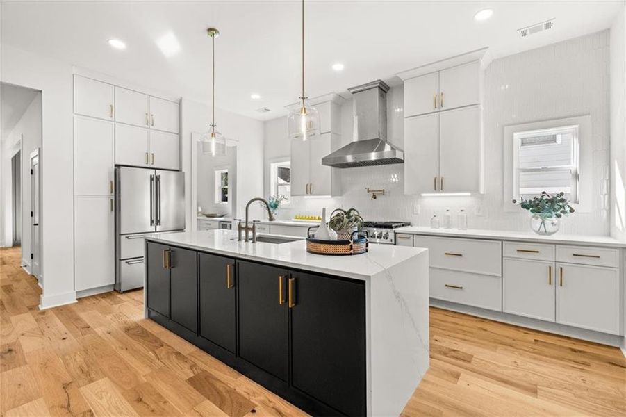 Furnished interior view inside a new home in , Atlanta (Image 33).