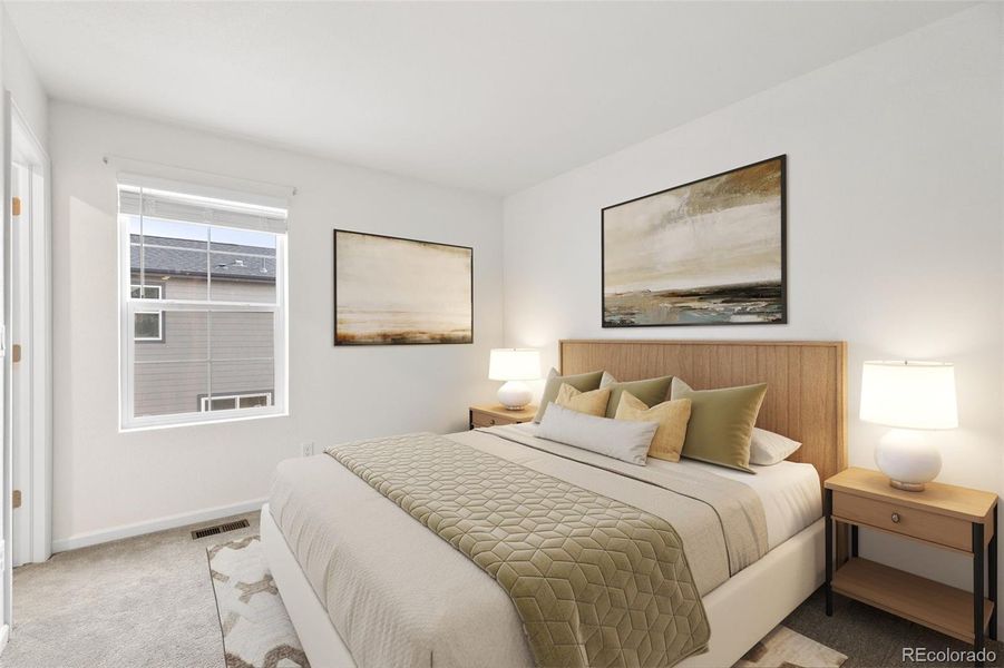 Furnished interior view inside a new home in The Aurora Highlands Horizon Collection, Aurora (Image 16).