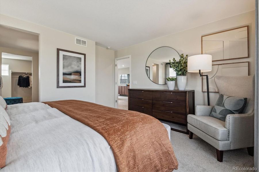 Furnished interior view inside a new home in Spring Valley Ranch, Elizabeth (Image 23).
