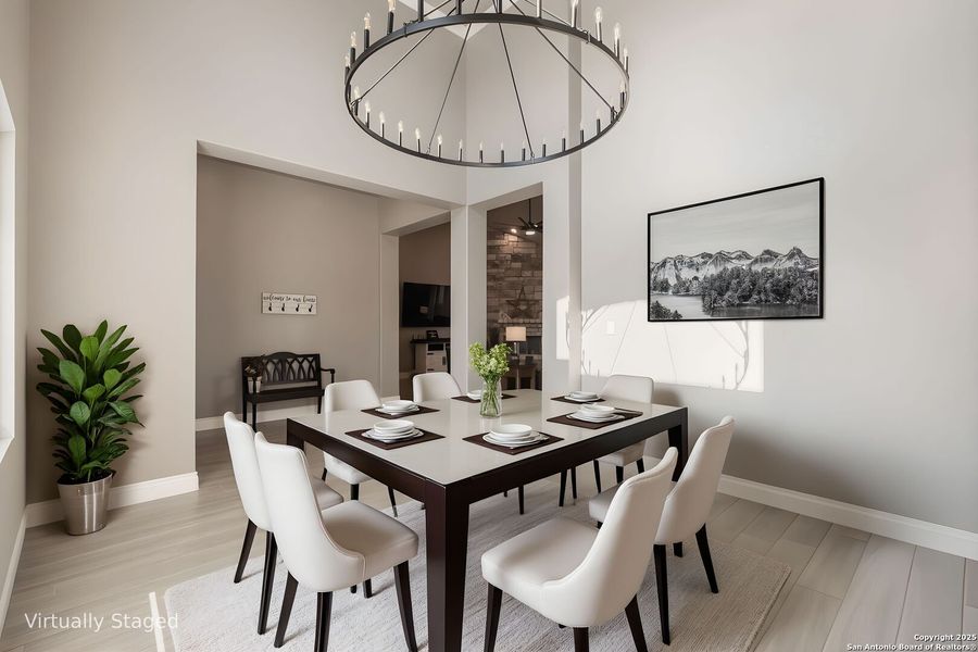 Furnished interior view inside a new home in , La Vernia (Image 34). Furnished interior view inside a new home in , La Vernia (Image 34).