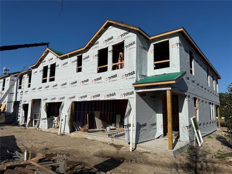 In-progress construction of a new home in Montague Chase, Tampa, FL (Image 12).