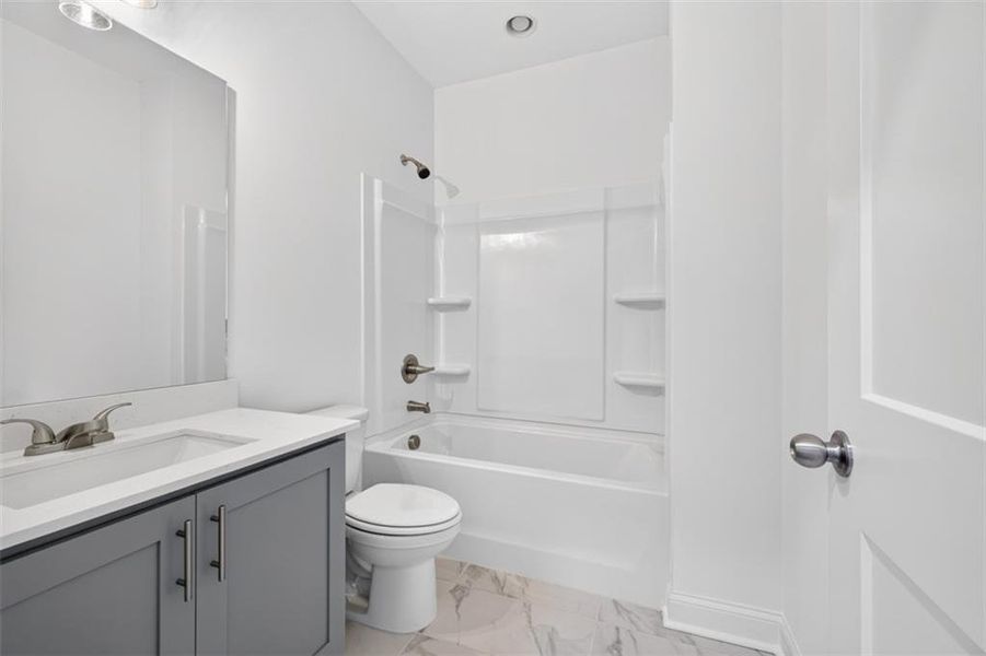 Furnished interior view inside a new home in , Buford (Image 14).