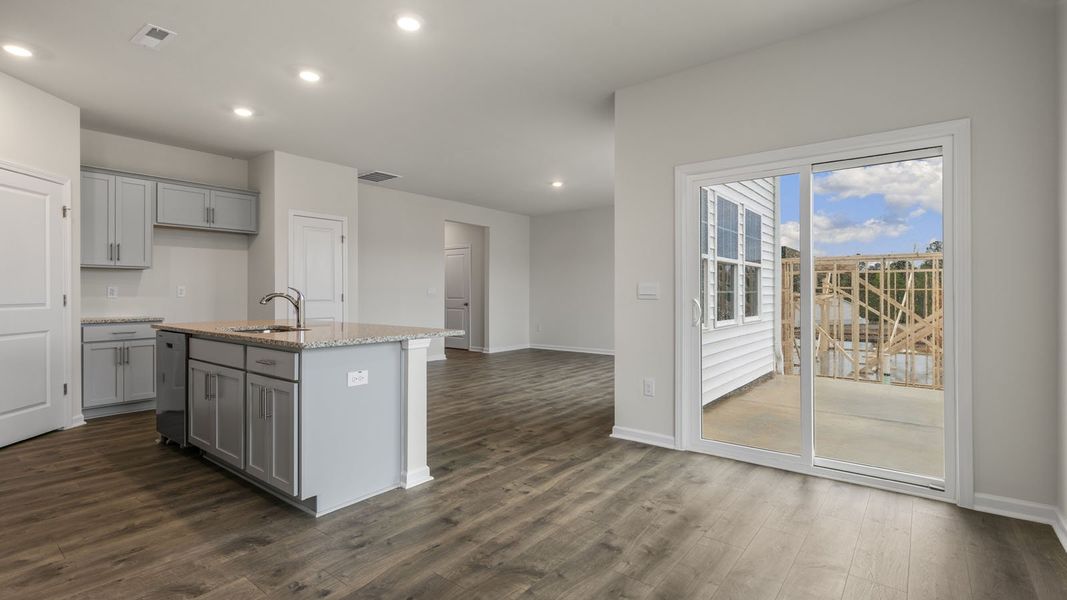 Furnished interior view inside a new home in The Grove at Matthews Landing, Fuquay Varina (Image 8).