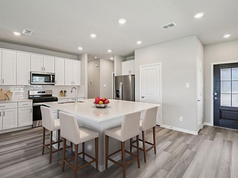 Furnished interior view inside a new home in Eastridge - Spring Series, McKinney (Image 4).
