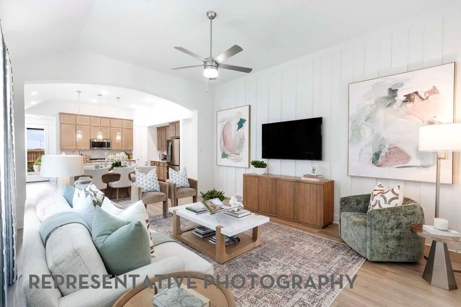 Furnished interior view inside a new home in Kresston, Montgomery (Image 16).