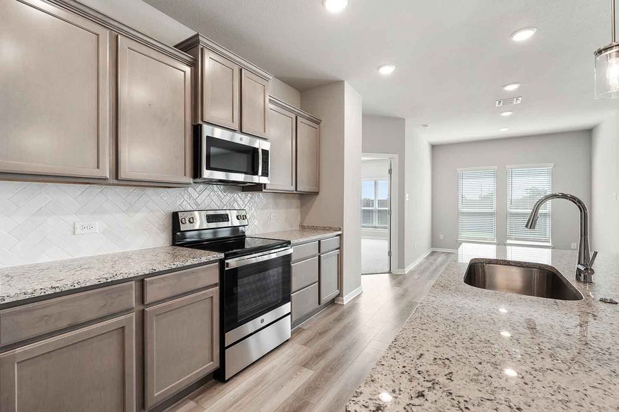 Furnished interior view inside a new home in North Point, Temple (Image 6).
