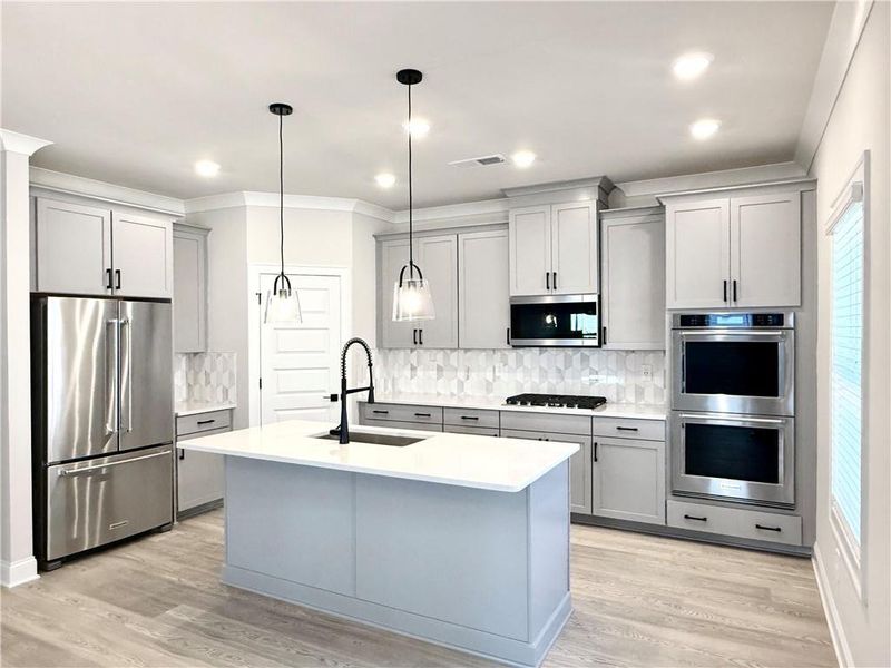 Furnished interior view inside a new home in Vines at Mill Creek - Legacy Series, Braselton (Image 10).