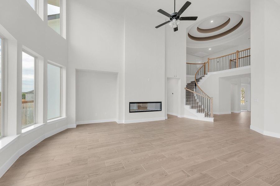 Spacious, unfurnished interior of a new home in Santa Rita Ranch, Liberty Hill (Image 32). Spacious, unfurnished interior of a new home in Santa Rita Ranch, Liberty Hill (Image 32).