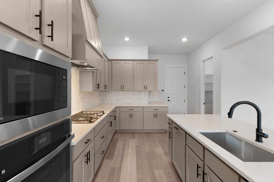 Furnished interior view inside a new home in Highland Village, Georgetown (Image 6). Furnished interior view inside a new home in Highland Village, Georgetown (Image 6).