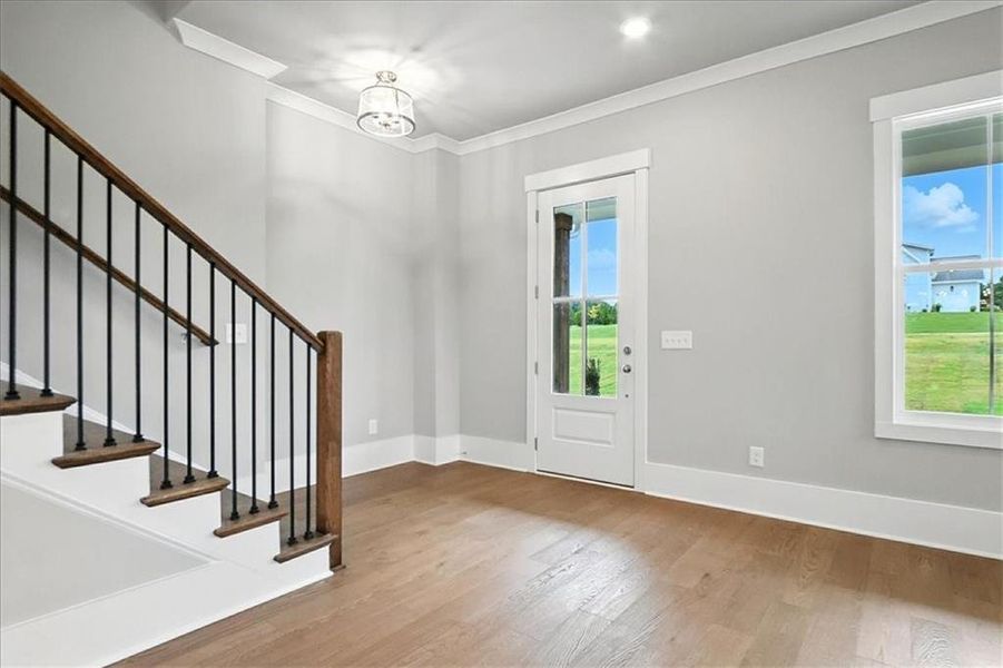 Spacious, unfurnished interior of a new home in Old Town Estates, Monroe (Image 24).