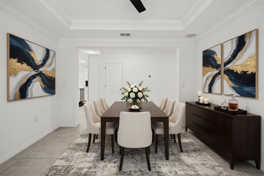 Furnished interior view inside a new home in , Weeki Wachee (Image 7).