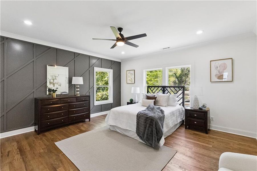 Furnished interior view inside a new home in , Decatur (Image 15).