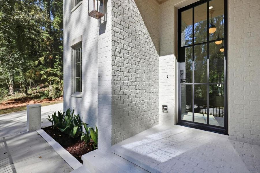 Exterior details and patio area of a home in , Atlanta (Image 25). Exterior details and patio area of a home in , Atlanta (Image 25).