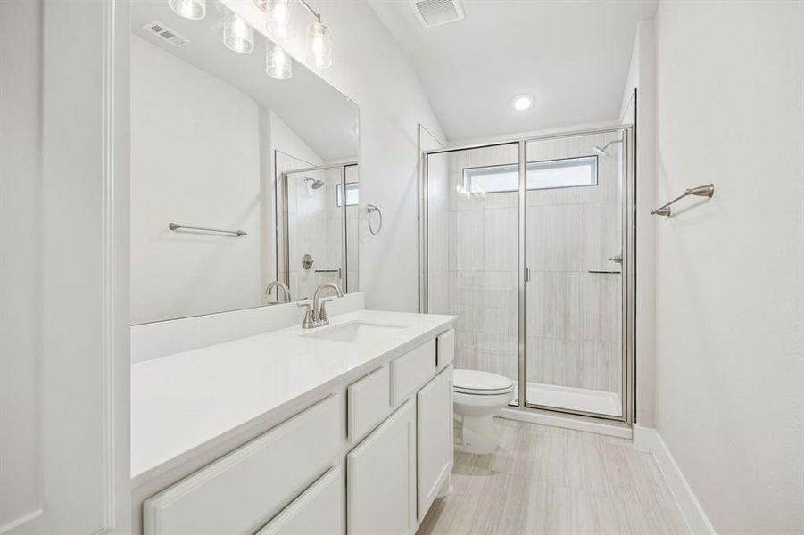 Furnished interior view inside a new home in Painted Tree Lakeside, McKinney (Image 10). Furnished interior view inside a new home in Painted Tree Lakeside, McKinney (Image 10).