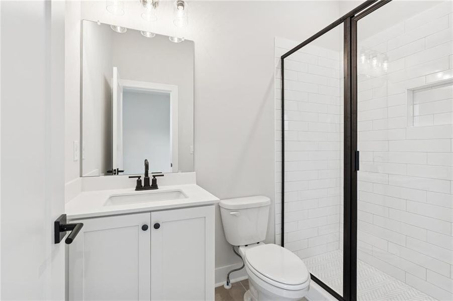 Furnished interior view inside a new home in Settingdown Farms, Cumming (Image 12).