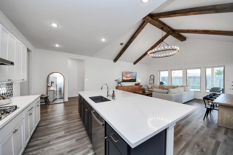 Furnished interior view inside a new home in Kings Mill, Kingwood (Image 7).