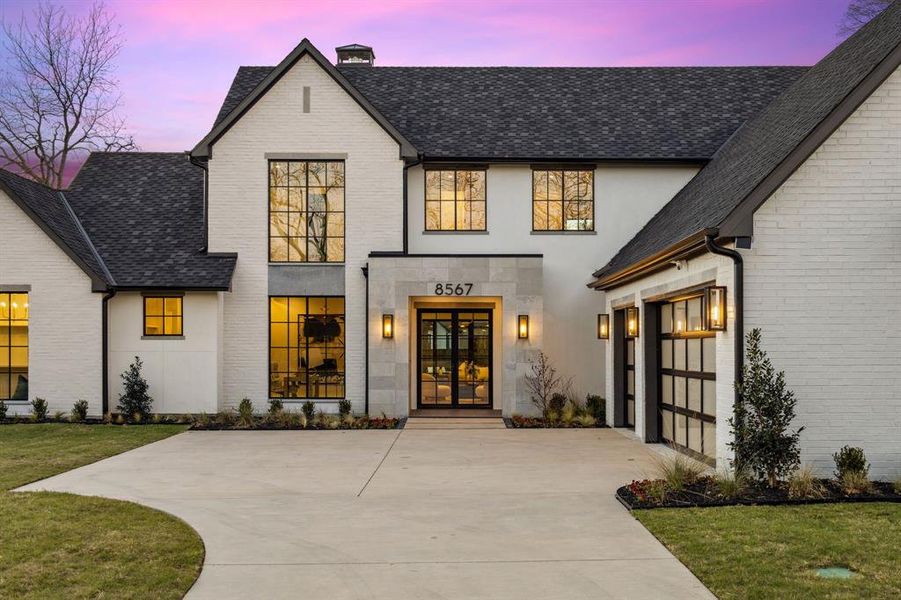 Front exterior of a new home in , Dallas, TX, highlighting curb appeal (Image 24).