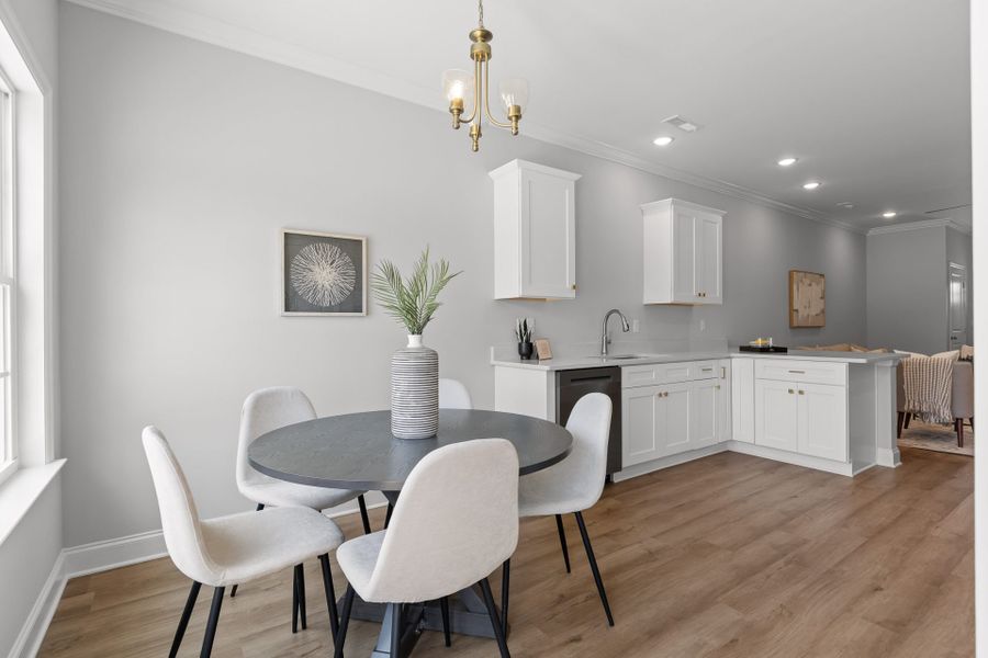 Representative furnished interior of a home built from the Bradley by Riverstone Construction, LLC in Bellingham Townhomes, Cleveland (Image 17).